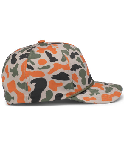 DUCK CAMO 5-PANEL TRUCKER CAP